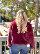 Rose & Lee Co Everest Fur Bomber Jacket, Bordeaux by Sanctuary Jackets