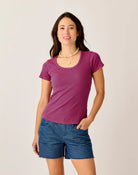 Rose & Lee Co Ever Tee, July Stripe short sleeve
