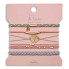 Rose & Lee Co Hair Tie Bracelet Set, Explore Accessories