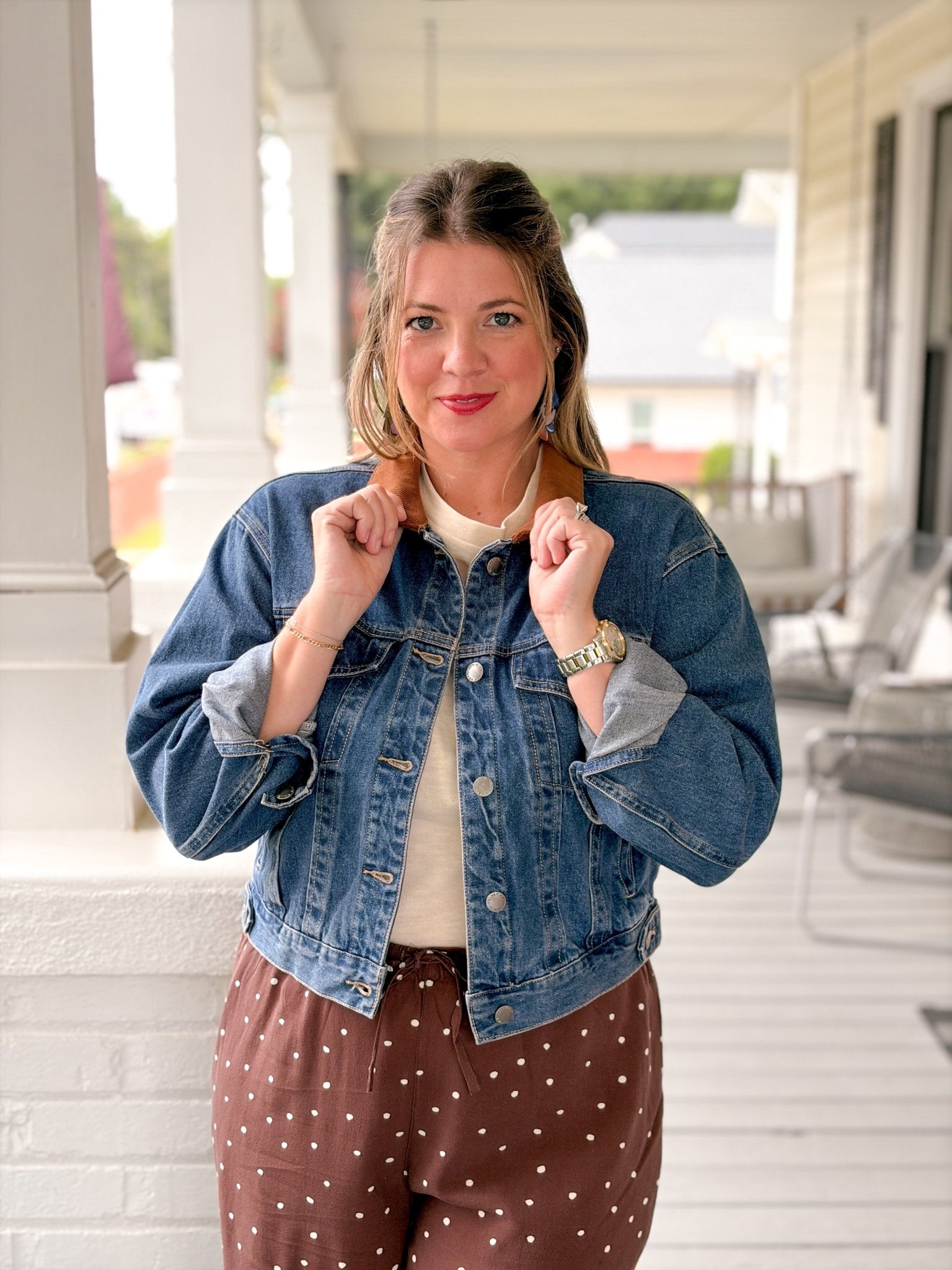 Rose & Lee Co Anton Jacket, Louisiana Blue Jackets