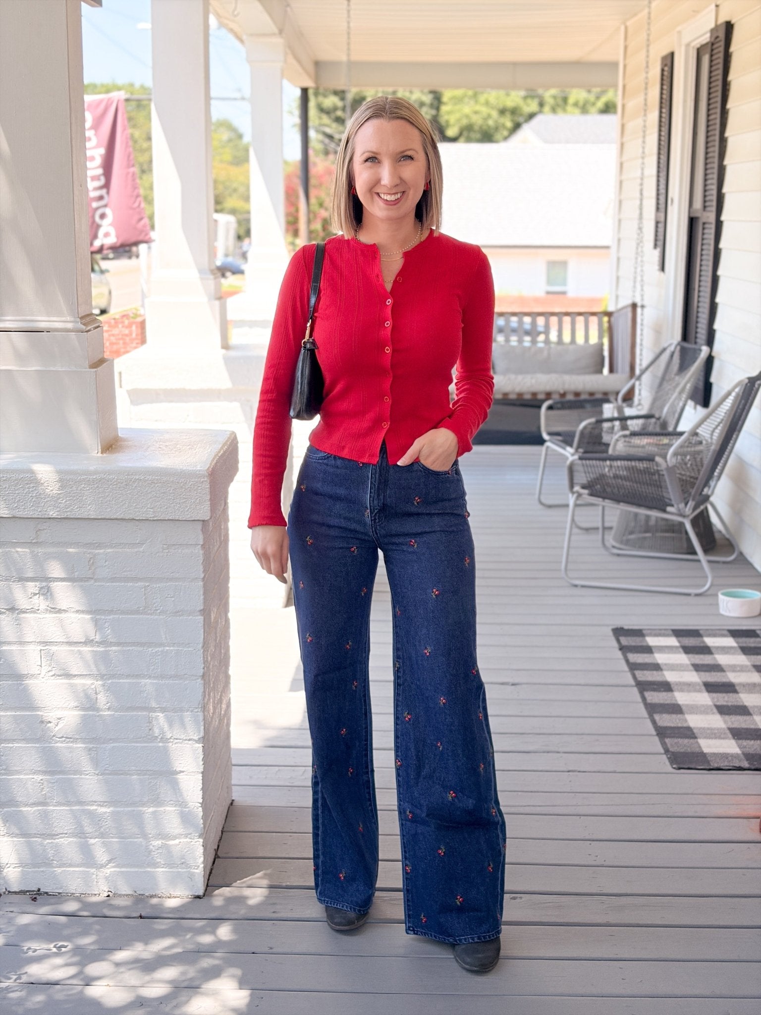 Rose & Lee Co Far Out Jeans, Cherry Avenue Denim