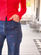 Rose & Lee Co Far Out Jeans, Cherry Avenue Denim