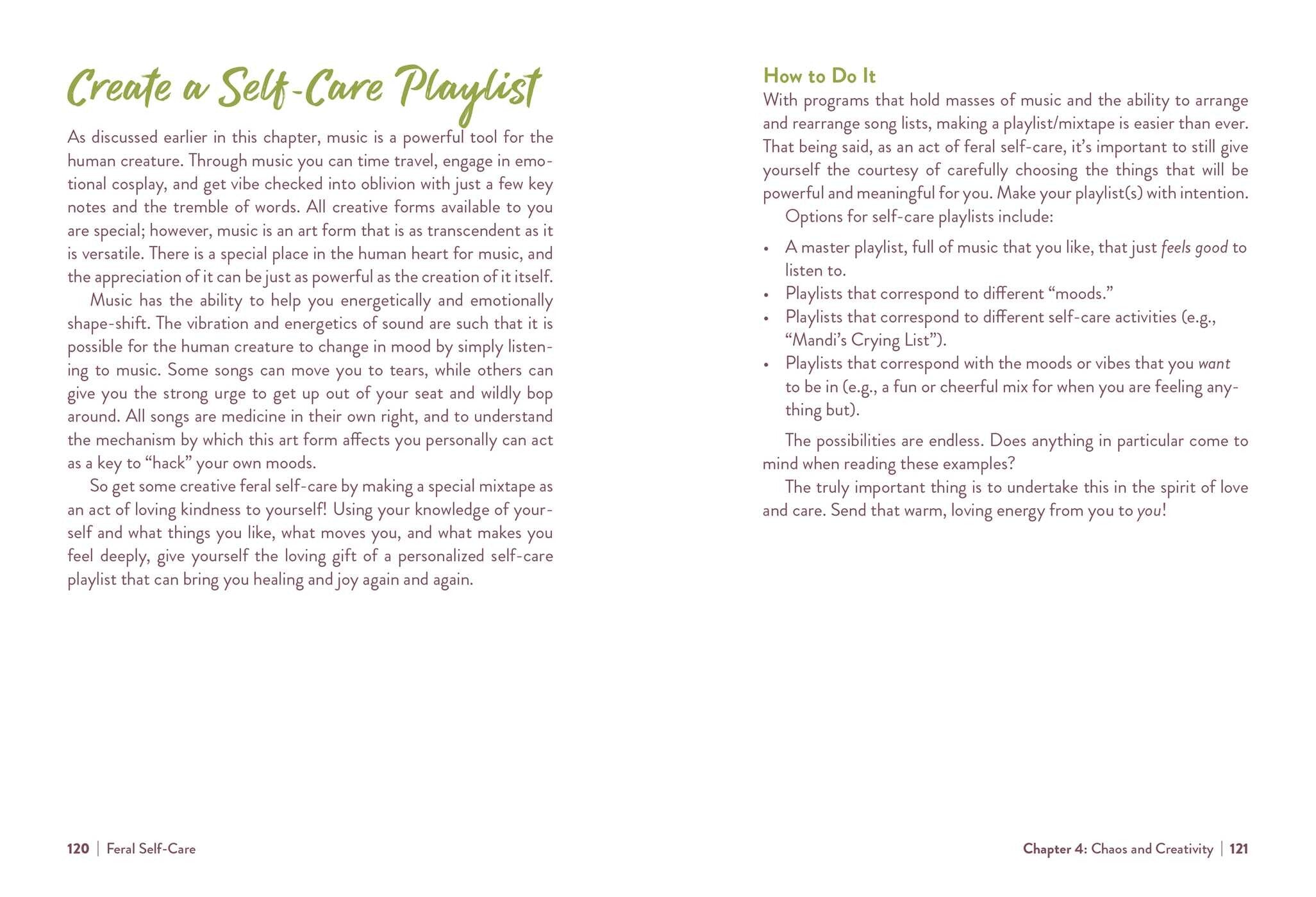 100 Ways of Self Care Book