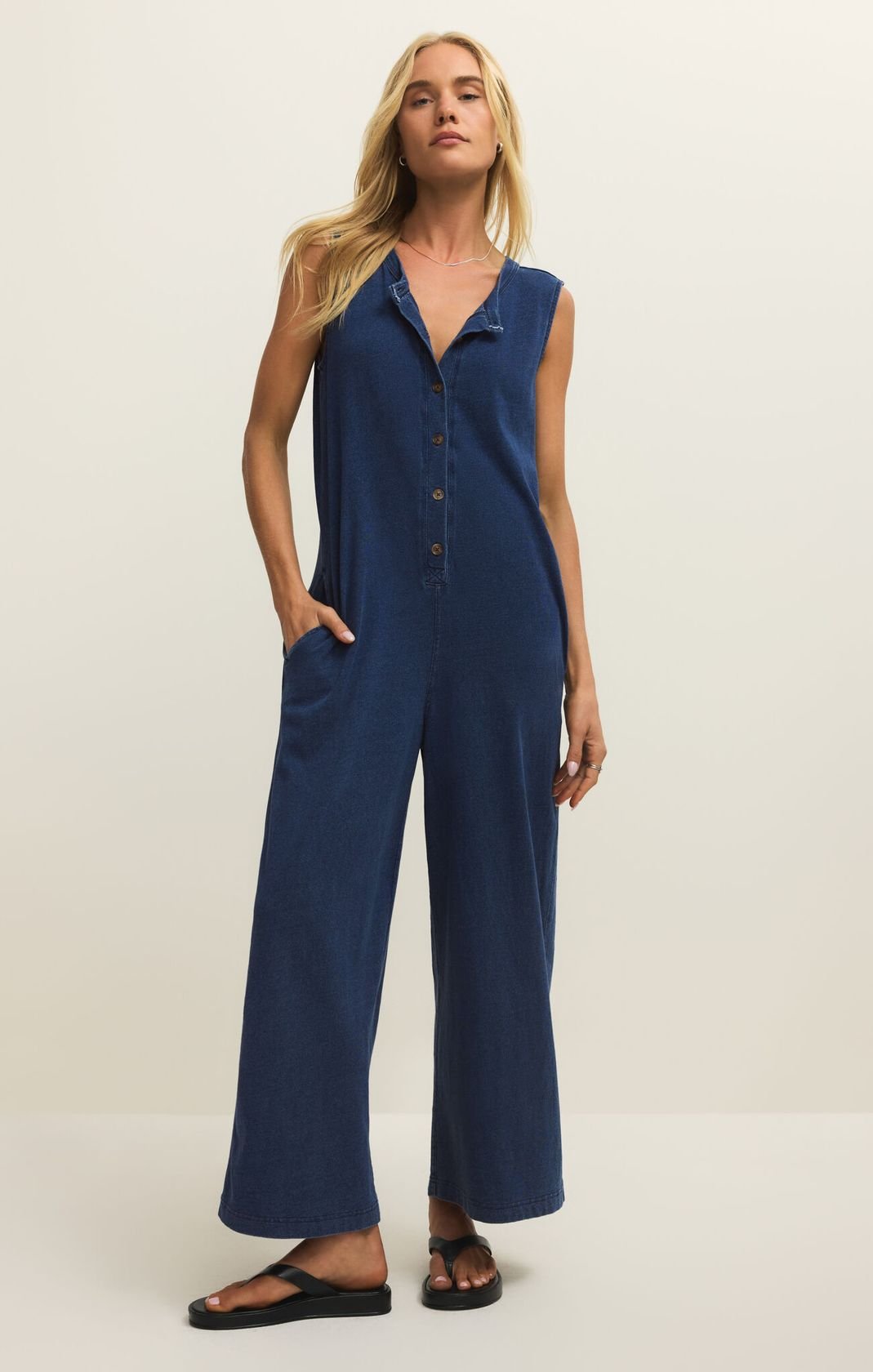 Rose & Lee Co Fiona Jumpsuit, Indigo by Z Supply Jumpsuit