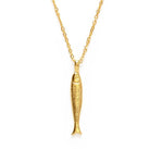 Fish Gold Pendant Necklace