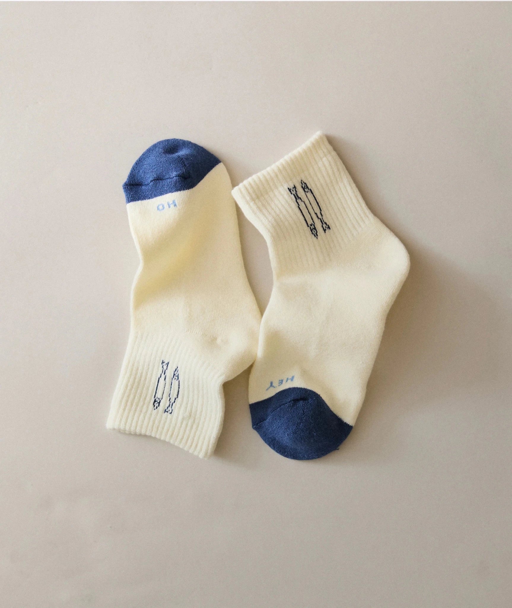 Rose & Lee Co Quarter Crew Socks, Fish by Marine Layer Accessories