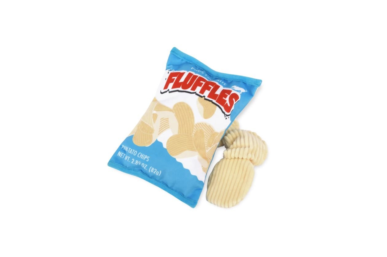 Rose & Lee Co Dog Toy, Fluffles Chips Pets