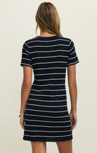 Blue Striped Mini Dress