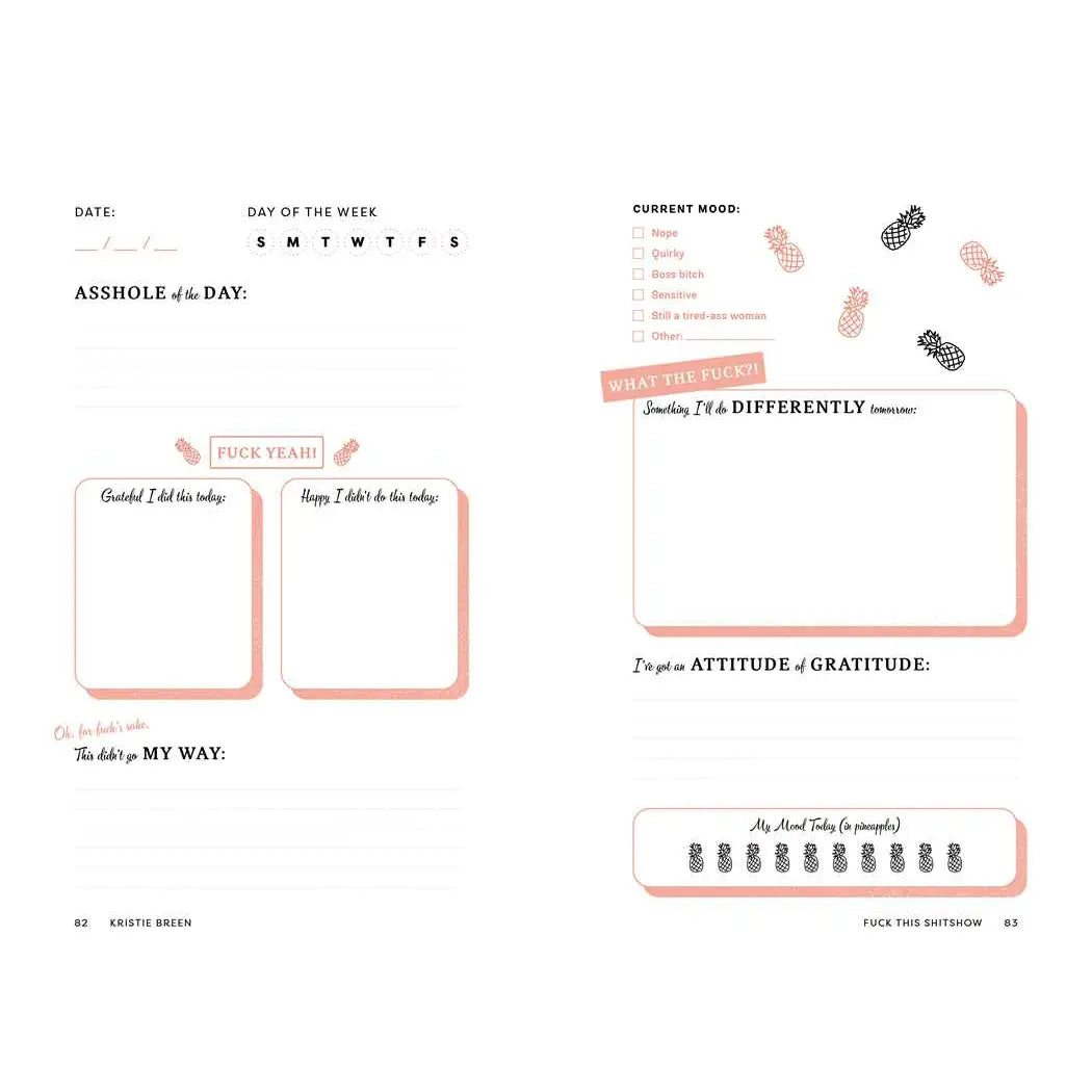 F*ck this Shit Show Gratitude Journal