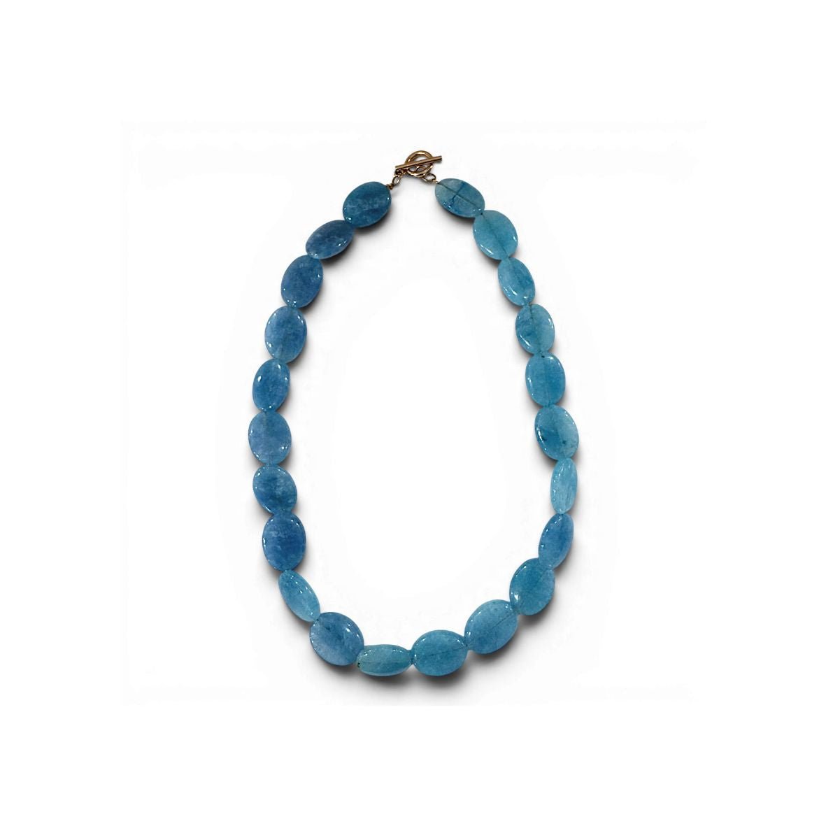 Rose & Lee Co Gemstone Beaded Necklace, Bold Blue Quartz Necklaces