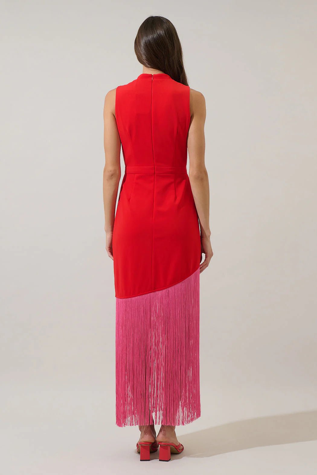 Rose & Lee Co Gigi Dress, Red/Pink Event Dress