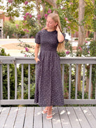 Rose & Lee Co Gigi Dress, Navy Polka Dot by Marine Layer Casual Dresses