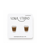 Rose & Lee Co Gilmore Girls Coffee Earrings Earrings