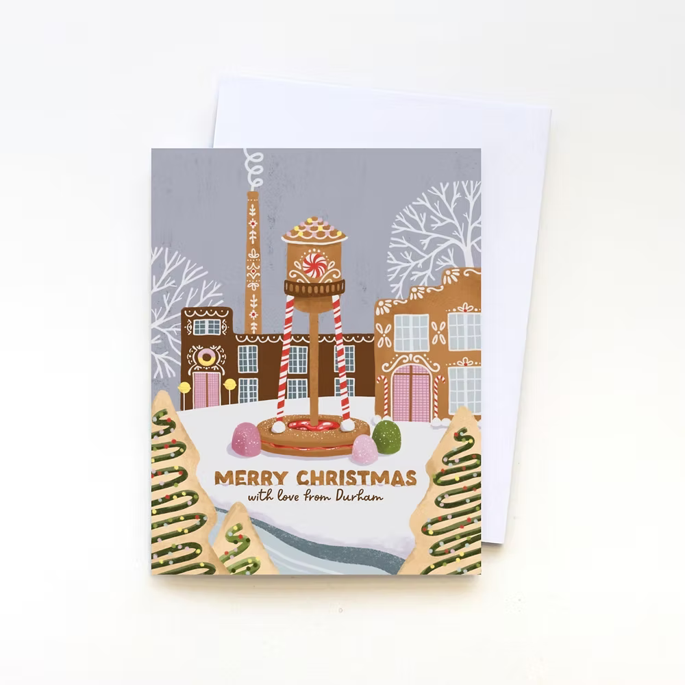 Durham NC Christmas Card 