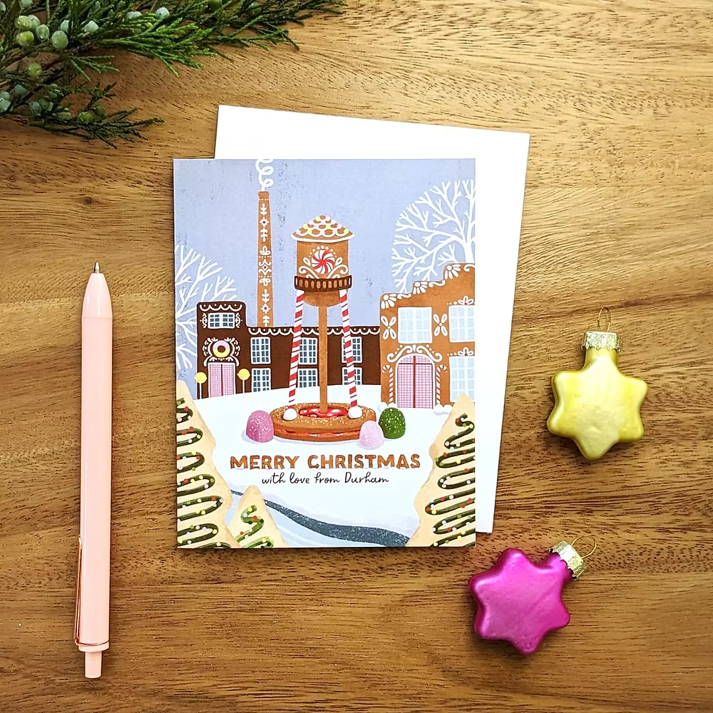 Durham NC Christmas Card 