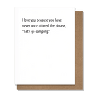 Rose & Lee Co Go Camping Card Stationery