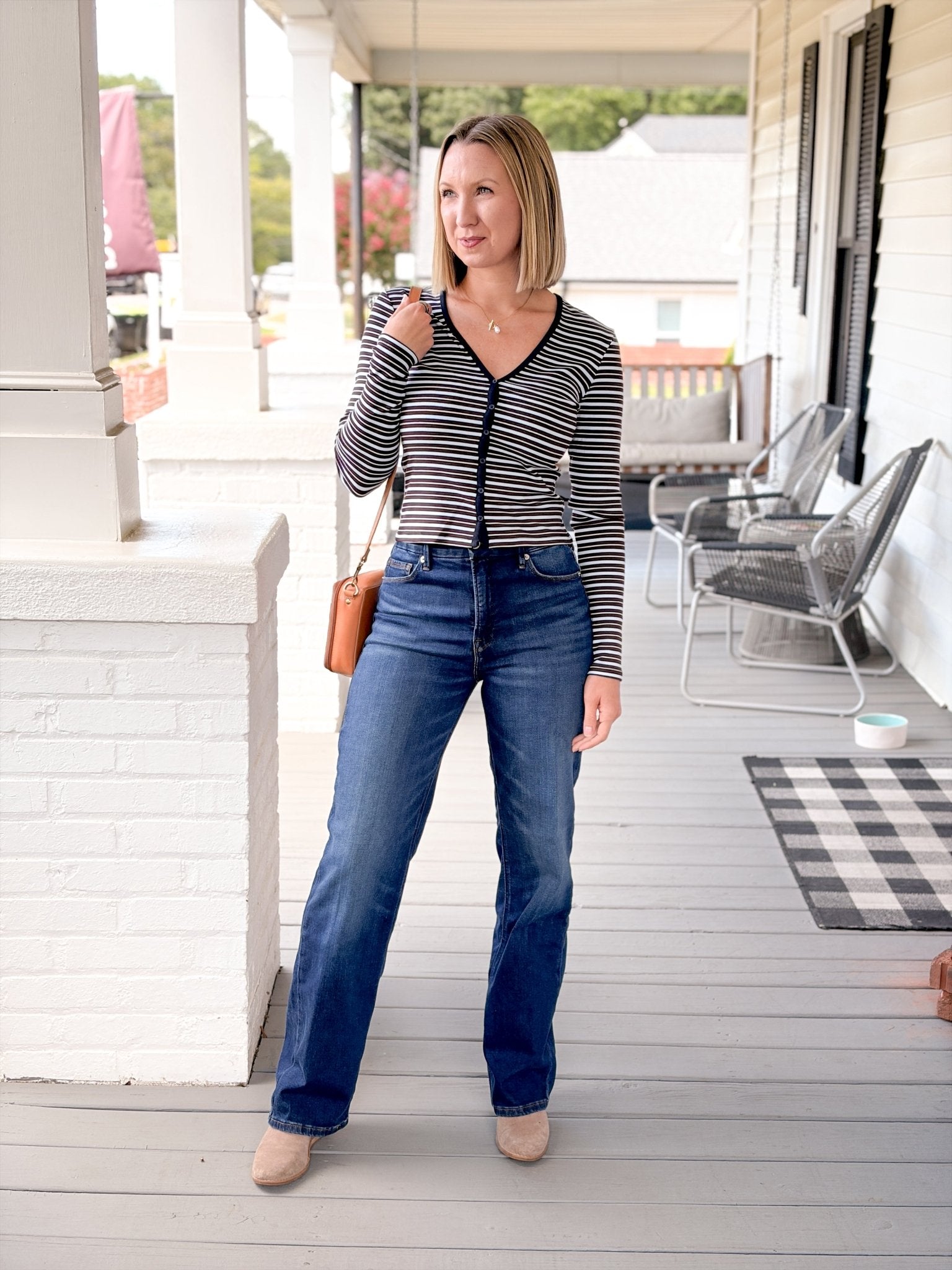 Rose & Lee Co Good True Straight Jeans, Indigo572 by Good American Denim