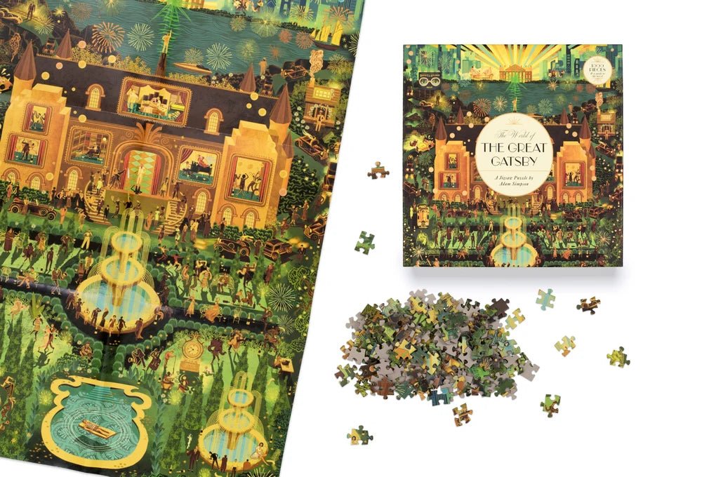 Rose & Lee Co The World Of The Great Gatsby, 1000 Piece Puzzle Home & Gifts