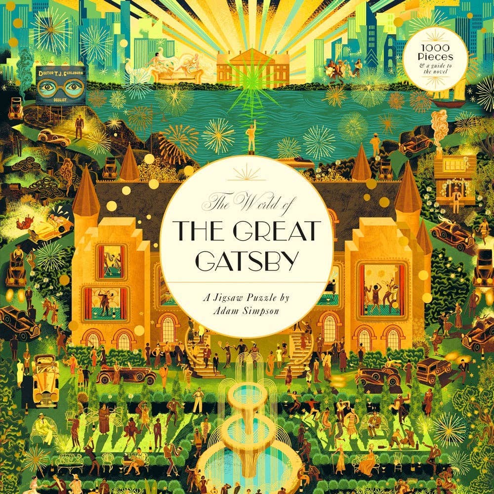Rose & Lee Co The World Of The Great Gatsby, 1000 Piece Puzzle Home & Gifts