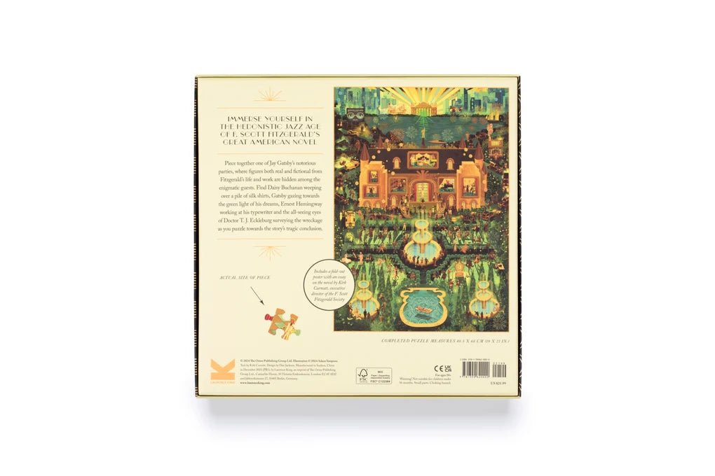 Rose & Lee Co The World Of The Great Gatsby, 1000 Piece Puzzle Home & Gifts