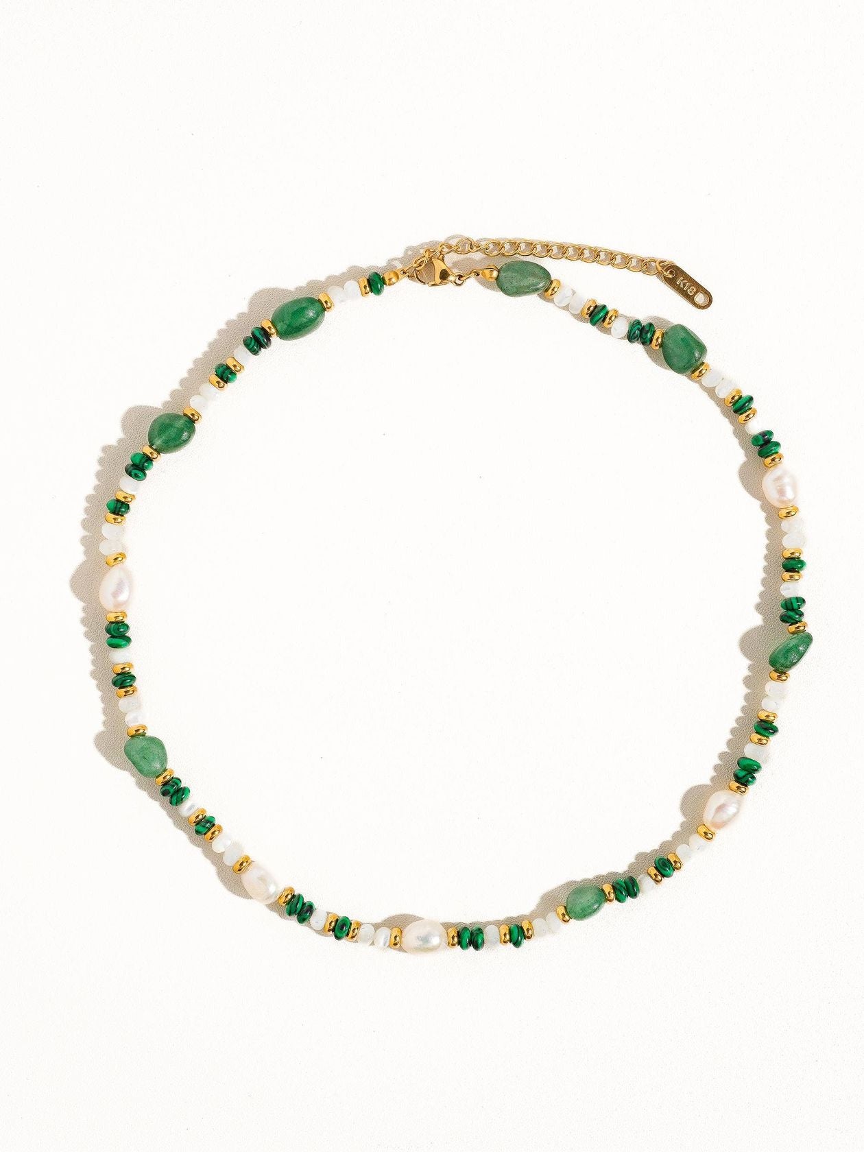 Rose & Lee Co Fern Necklace, Bohemian Pearl & Bead Necklaces