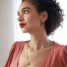 Emerald Green Pendant Necklace