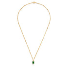 Emerald Green Pendant Necklace