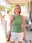 Rose & Lee Co Lydia Tank, Green Juice by Sanctuary Tanks