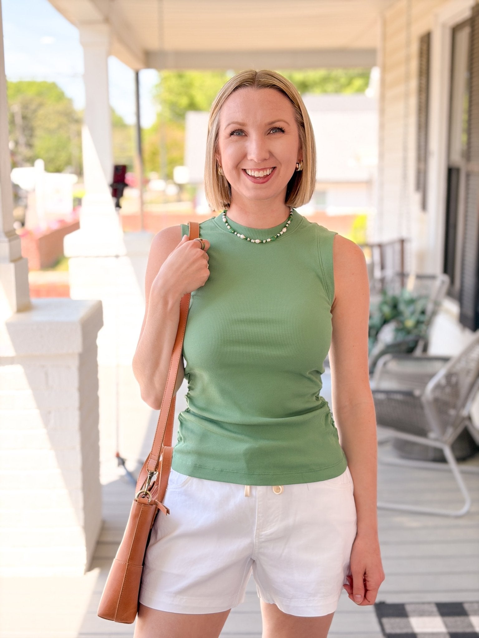 Rose & Lee Co Lydia Tank, Green Juice by Sanctuary Tanks