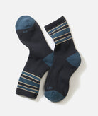 Men's Green Striped Gym Socks