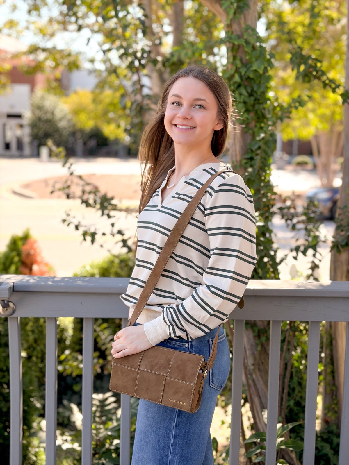 Rose & Lee Co Hadley Sweatshirt, Tapioca/Alpine Sweatshirt & Hoodies
