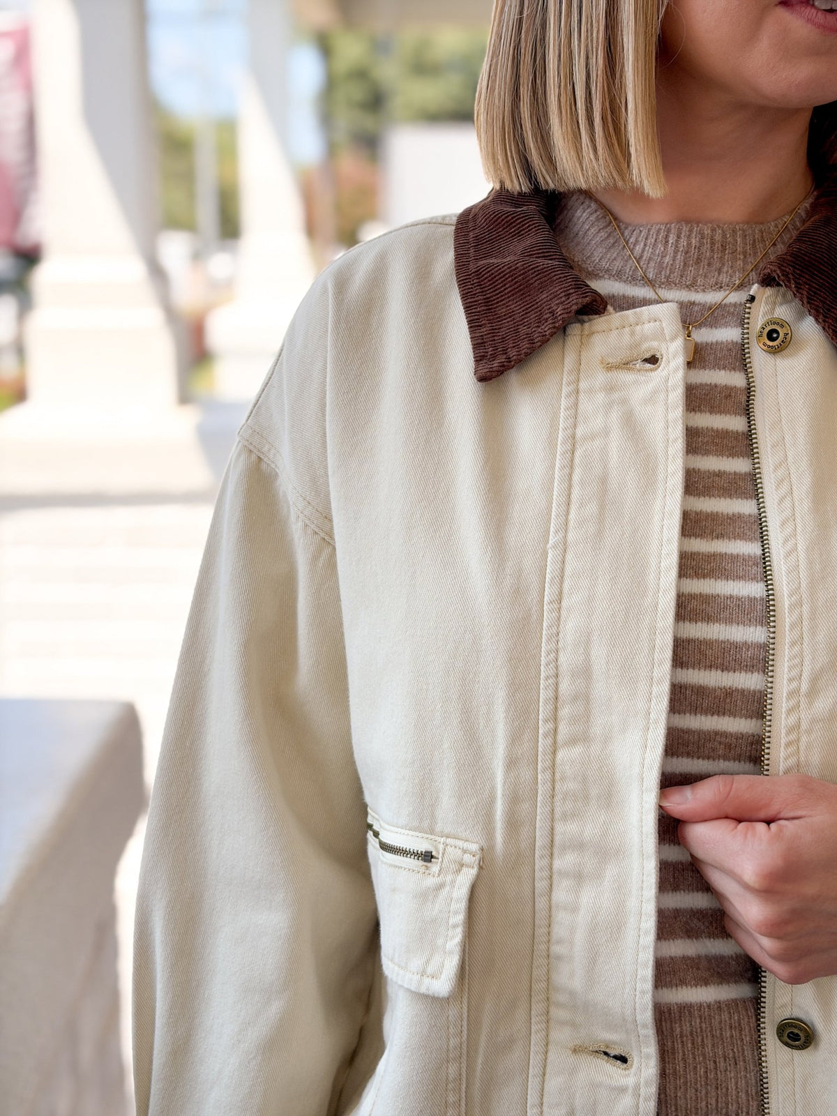 Rose & Lee Co Halli Jacket, Ecru Jackets