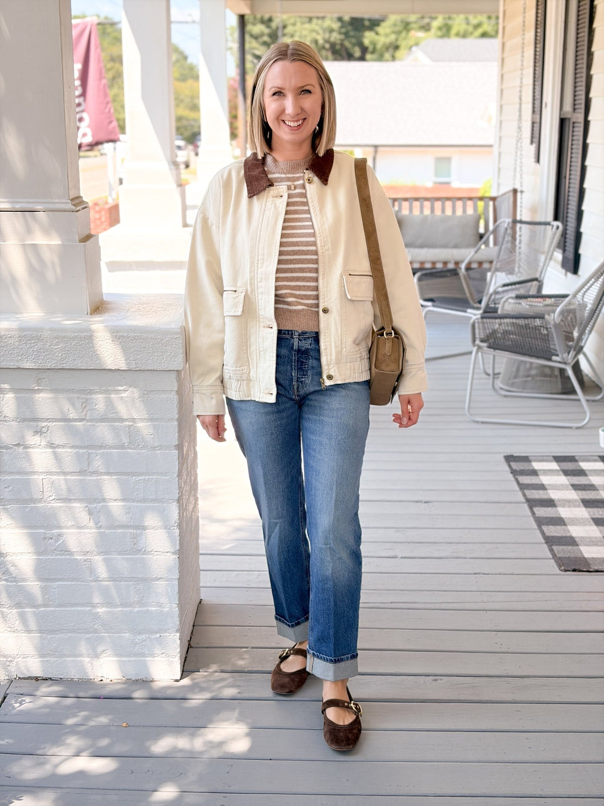 Rose & Lee Co Halli Jacket, Ecru Jackets
