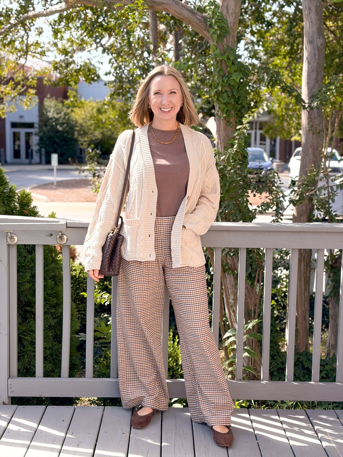 Rose & Lee Co Harbor Cardigan, Natural Cardigan