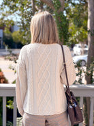Rose & Lee Co Harbor Cardigan, Natural Cardigan
