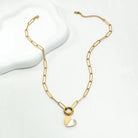 Rose & Lee Co Heart Of Mary Necklace, Gold Necklaces