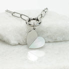 Rose & Lee Co Heart Of Mary Necklace, Silver Necklaces
