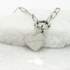 Rose & Lee Co Heart Of Mary Necklace, Silver Necklaces
