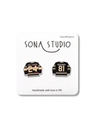 Rose & Lee Co Heated Rivalry Jersey Earrings Earrings