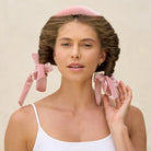 Terracotta Velvet Heatless Curls