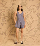 Rose & Lee Co Heaven Romper, Indigo/Tearose Romper