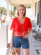 Rose & Lee Co Heidi Jean Shorts, Dark Shaded 90's by Mavi Jeans Denim Shorts