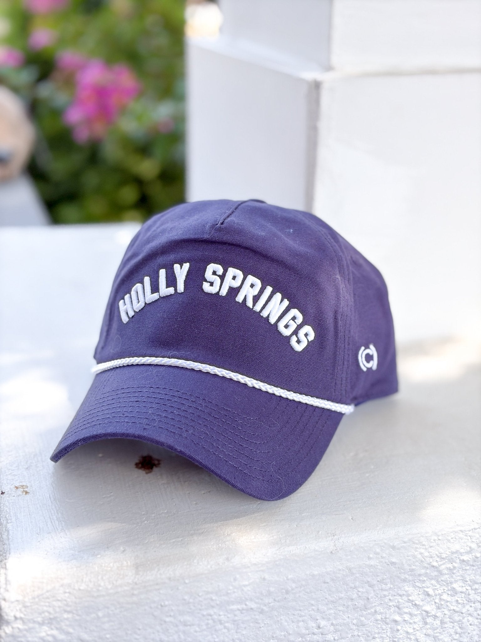 Rose & Lee Co Holly Springs Rope Hat, Navy Accessories