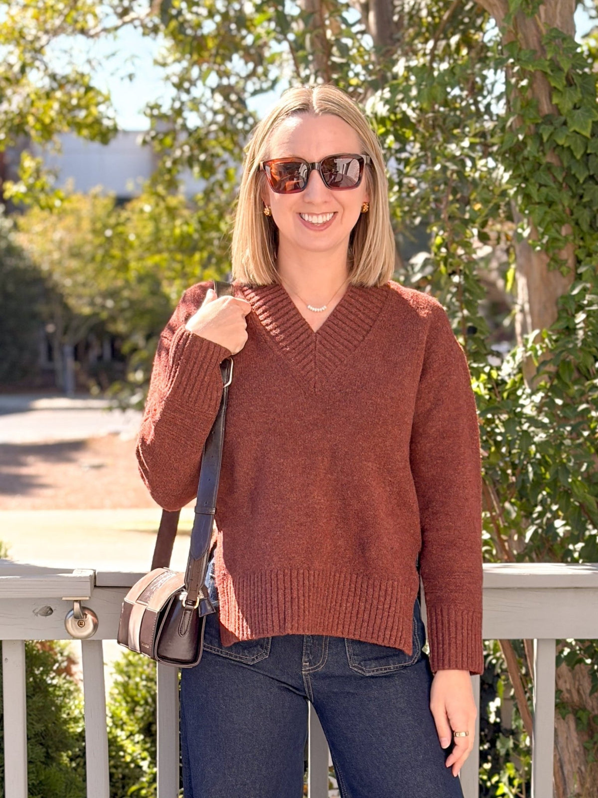 Rose & Lee Co Homebound Sweater, Spiced Brandy by The Normal Brand Sweaters