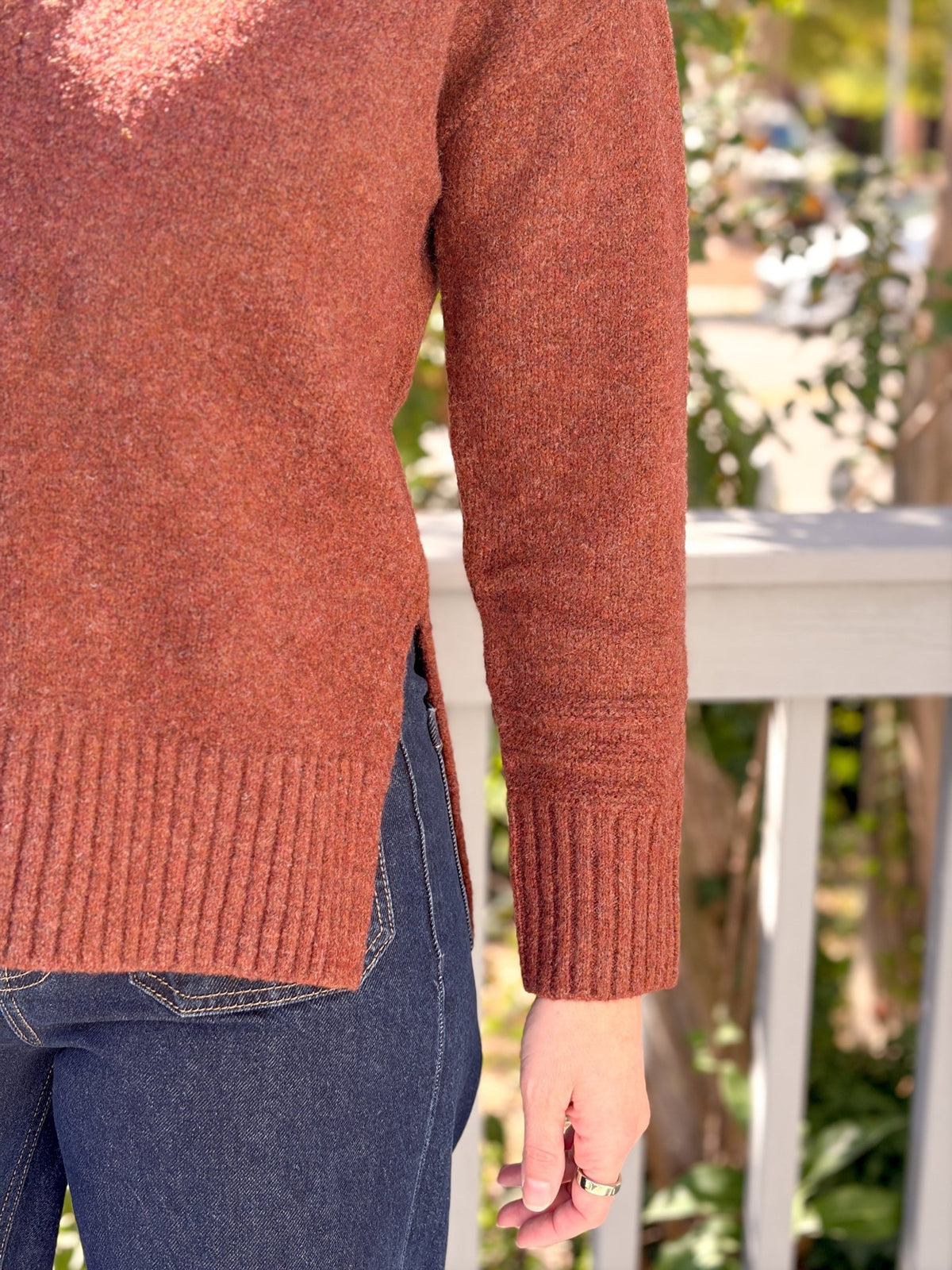 Rose & Lee Co Homebound Sweater, Spiced Brandy by The Normal Brand Sweaters