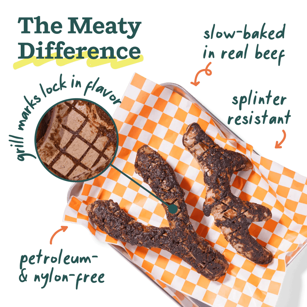 Rose & Lee Co Honestchew Meaty Antler, Small Pets