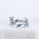 Rose & Lee Co Hope Grows Ring, Silver & Blue Rings