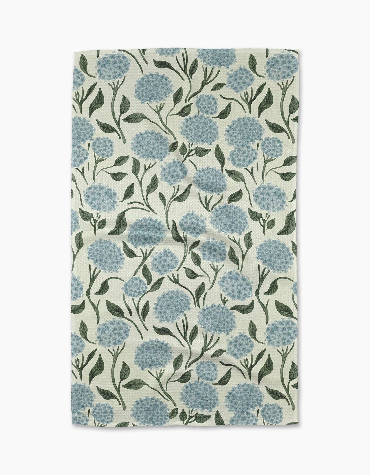 Hydrangea Printed Kitchen Tea Towel