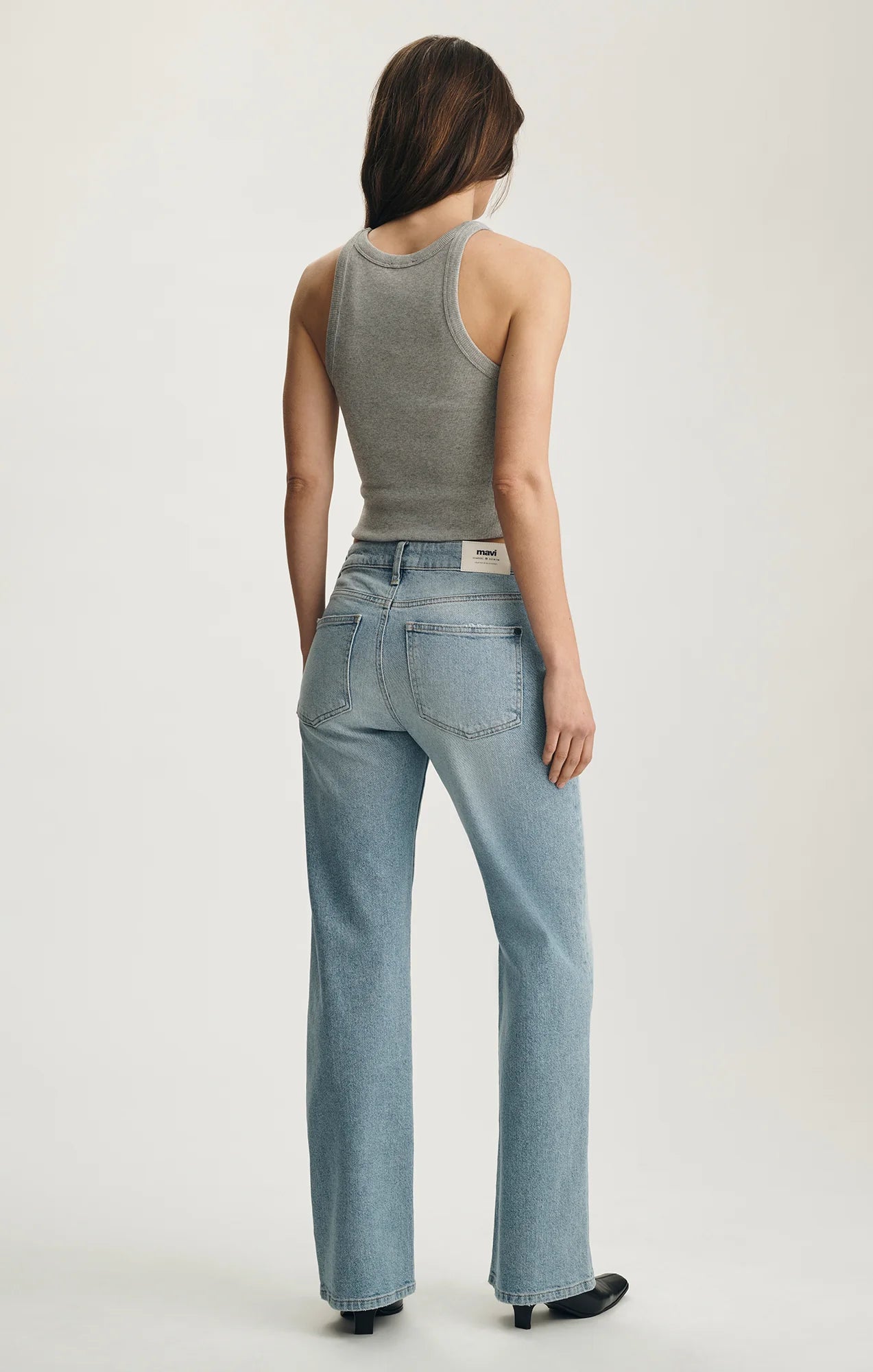 Rose & Lee Co Ibiza Jeans, Light Brushed Blue by Mavi Jeans Denim