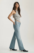 Rose & Lee Co Ibiza Jeans, Light Brushed Blue by Mavi Jeans Denim